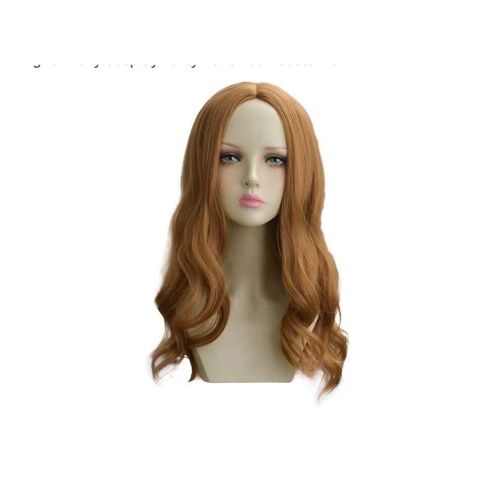 New, Strawberry Blonde Wavy Wig -Long, Middle-part Cosplay 24”